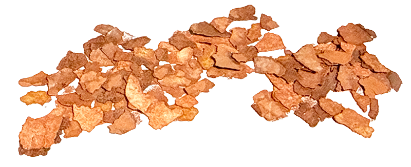 rustflake_temp closeup of flake texture